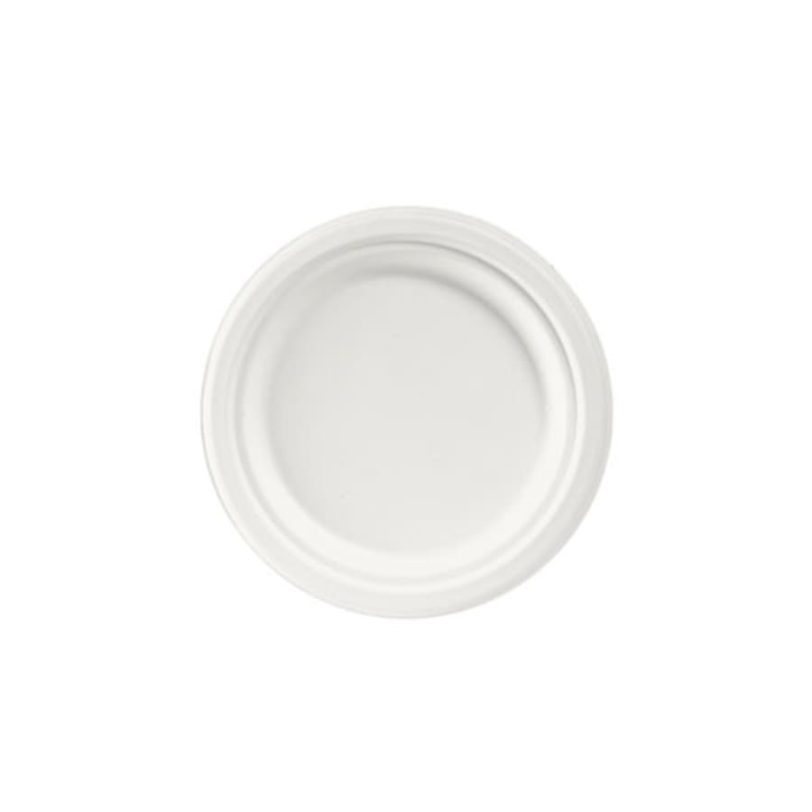 Diskur Bagasse 17cm hvítur