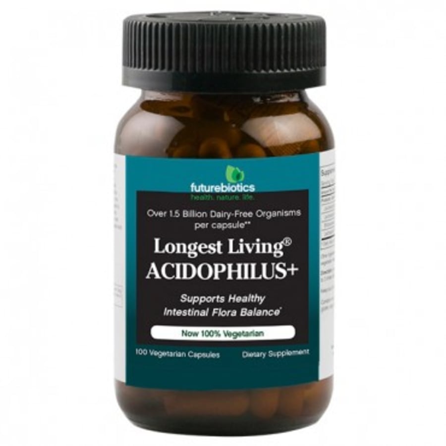 Futureb. Longest Living Acidophilus+ 100 hylki