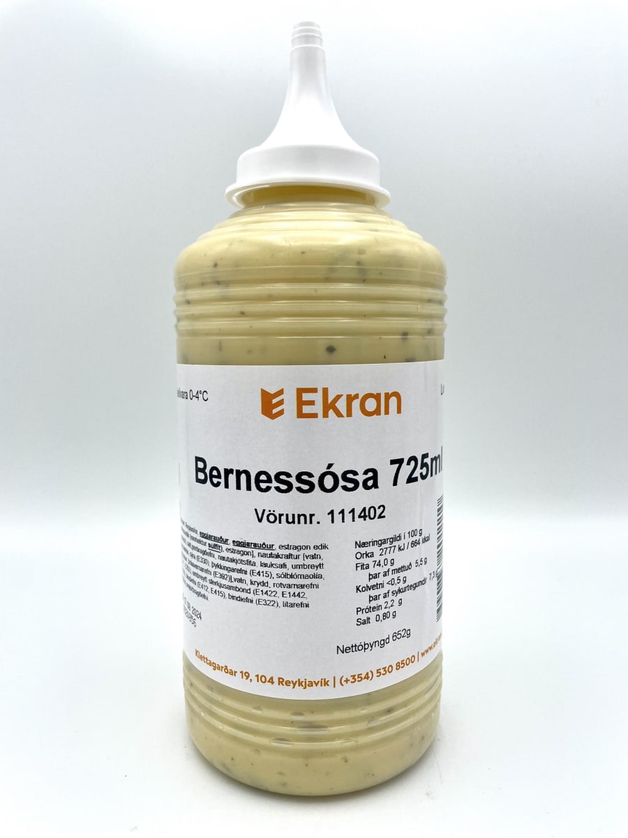Ekran Bearnaisesósa 725ml (6stk/ks)