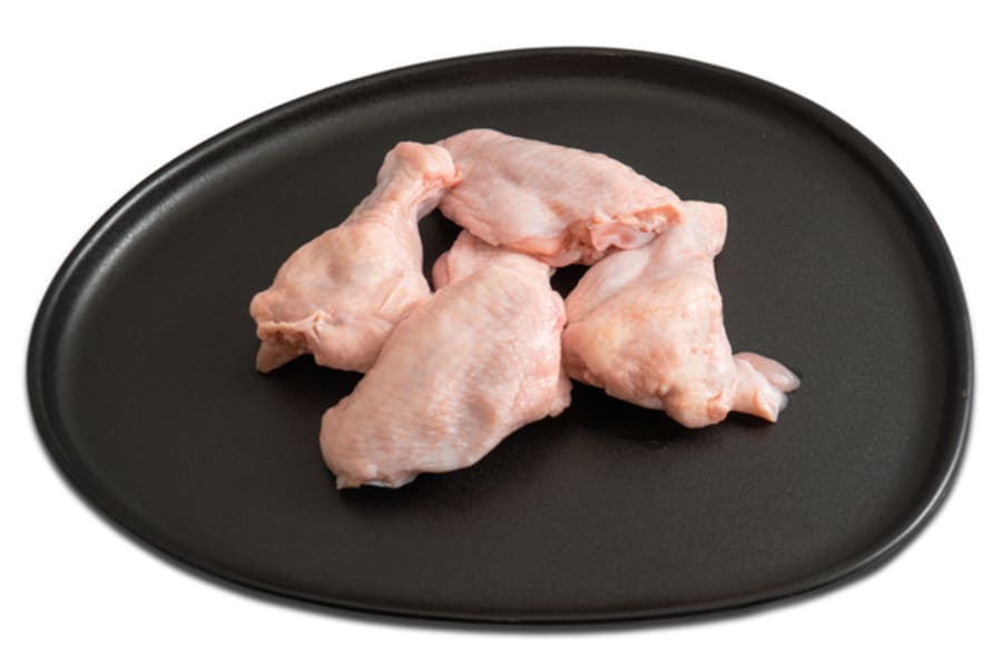 Ferskir skornir vængir