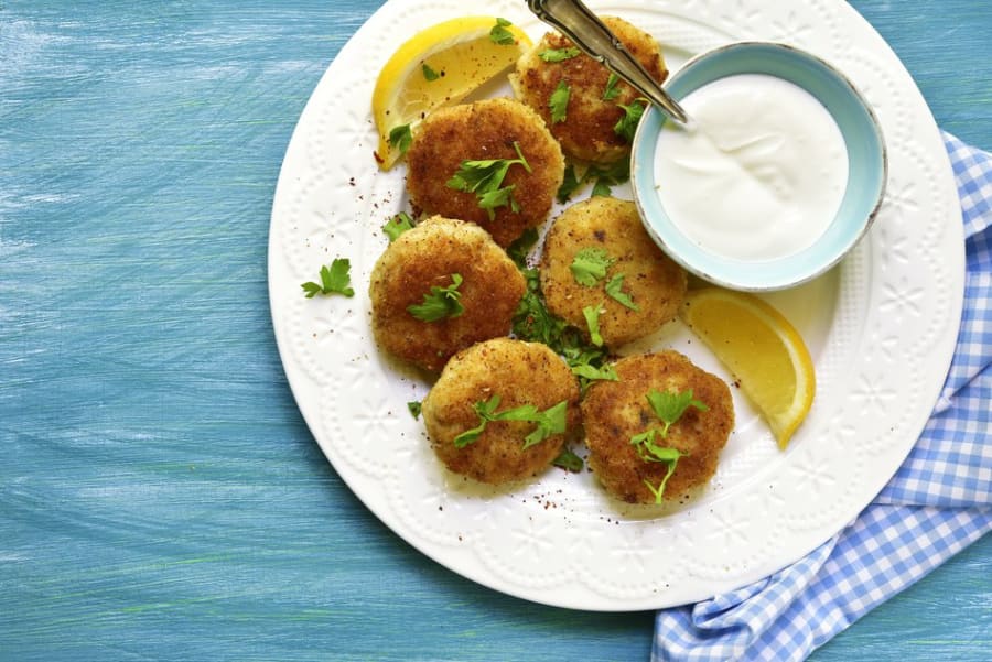 Fiskibollur steiktar 5kg ca. 70g stk