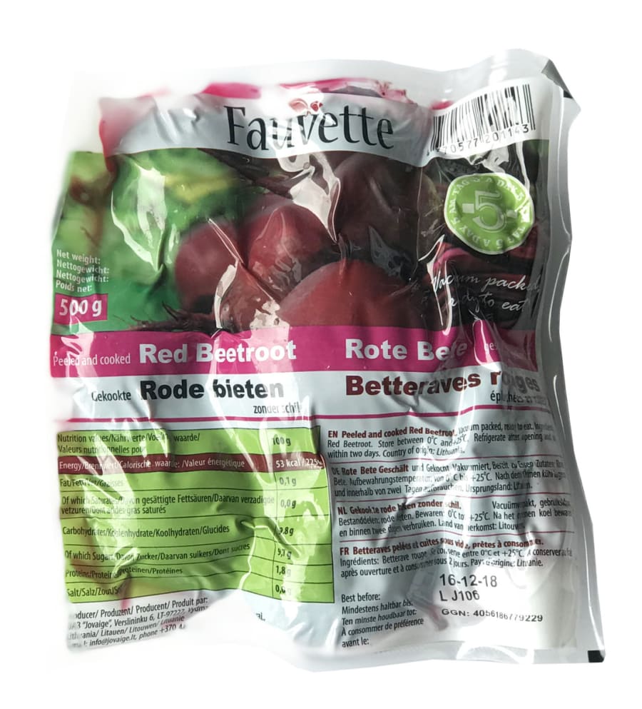 Forsoðnar Rauðrófur