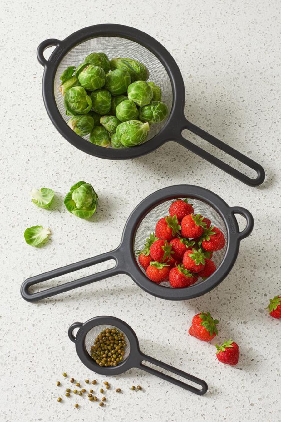 Gastromax Sigti ö:8cm plast black