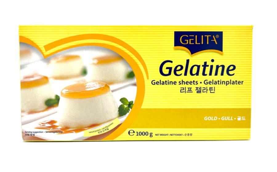 Gelatínblöð/matarlímblöð 500stk 1kg