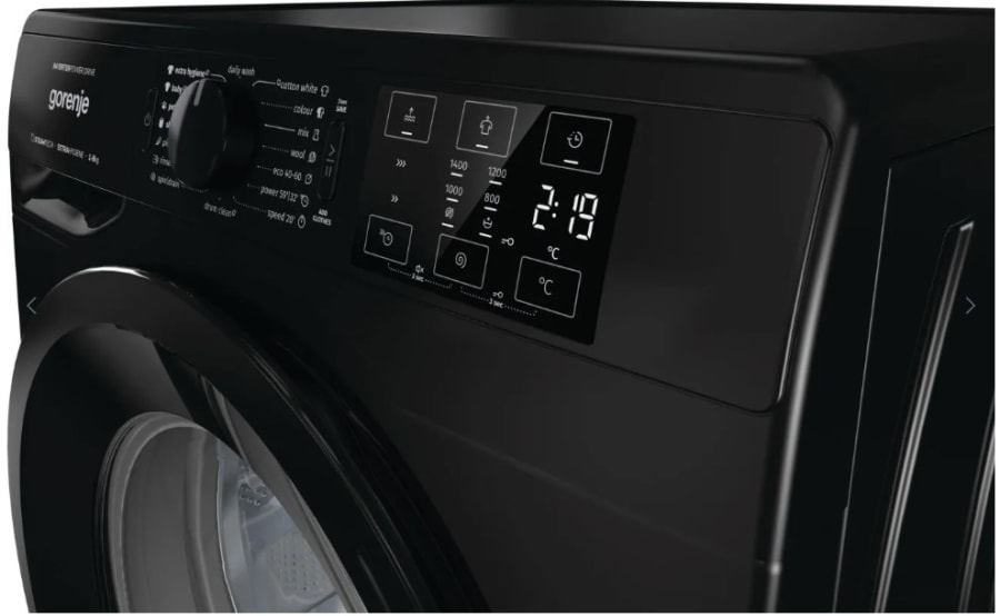 Gorenje þvottavél svört 8 kg. - 1400 sn.