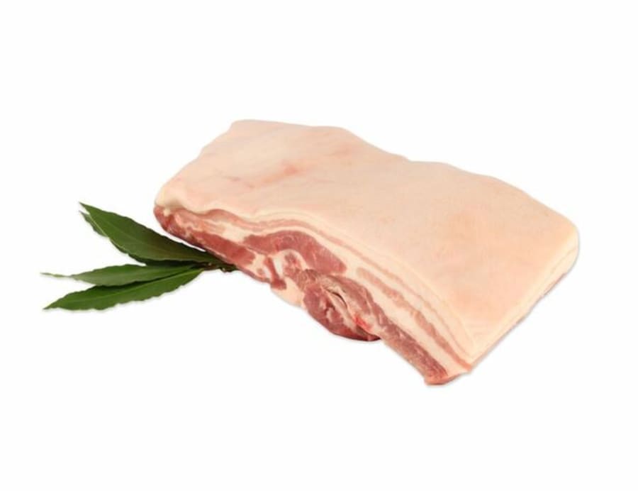 Grísasíða m/beini og puru kg