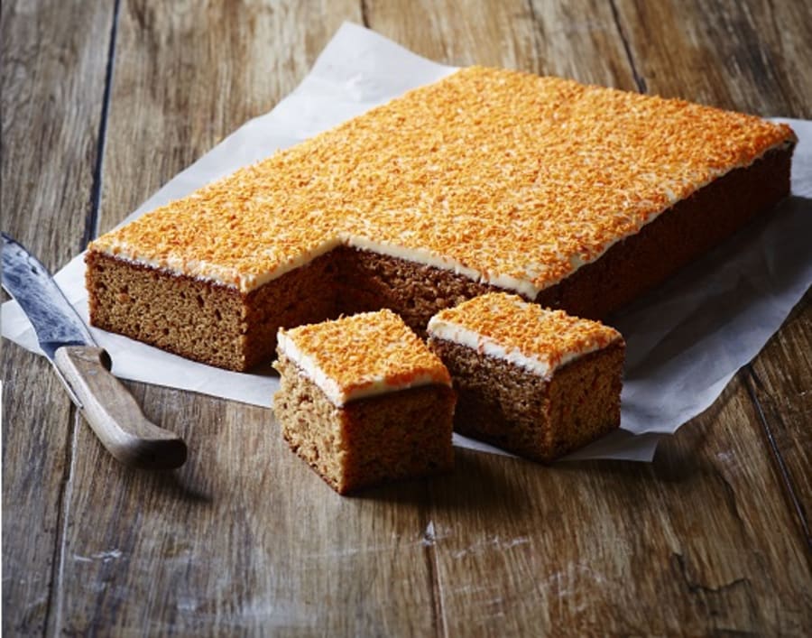 Gulrótarkökubotn m/kremi 1,4kg