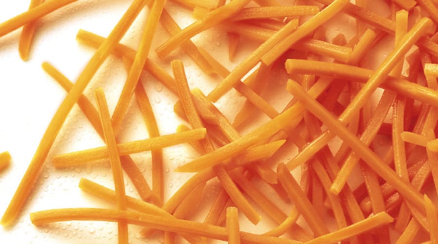 Gulrætur rifnar/strimlar 2.5kg