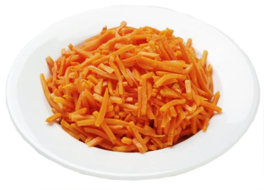 Gulrætur strimlar 2,5kg