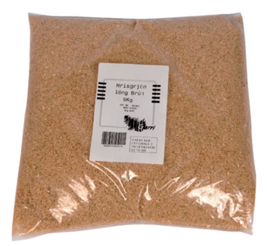 Hýðishrísgrjón löng 5kg