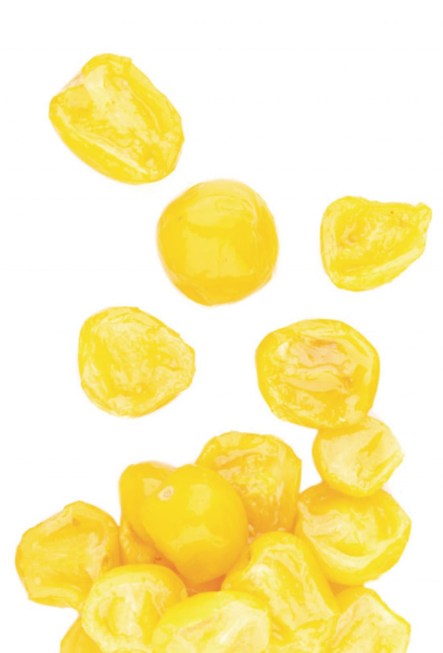 Hálfþurrkaðir gulir kirsuberjatómatar 750g