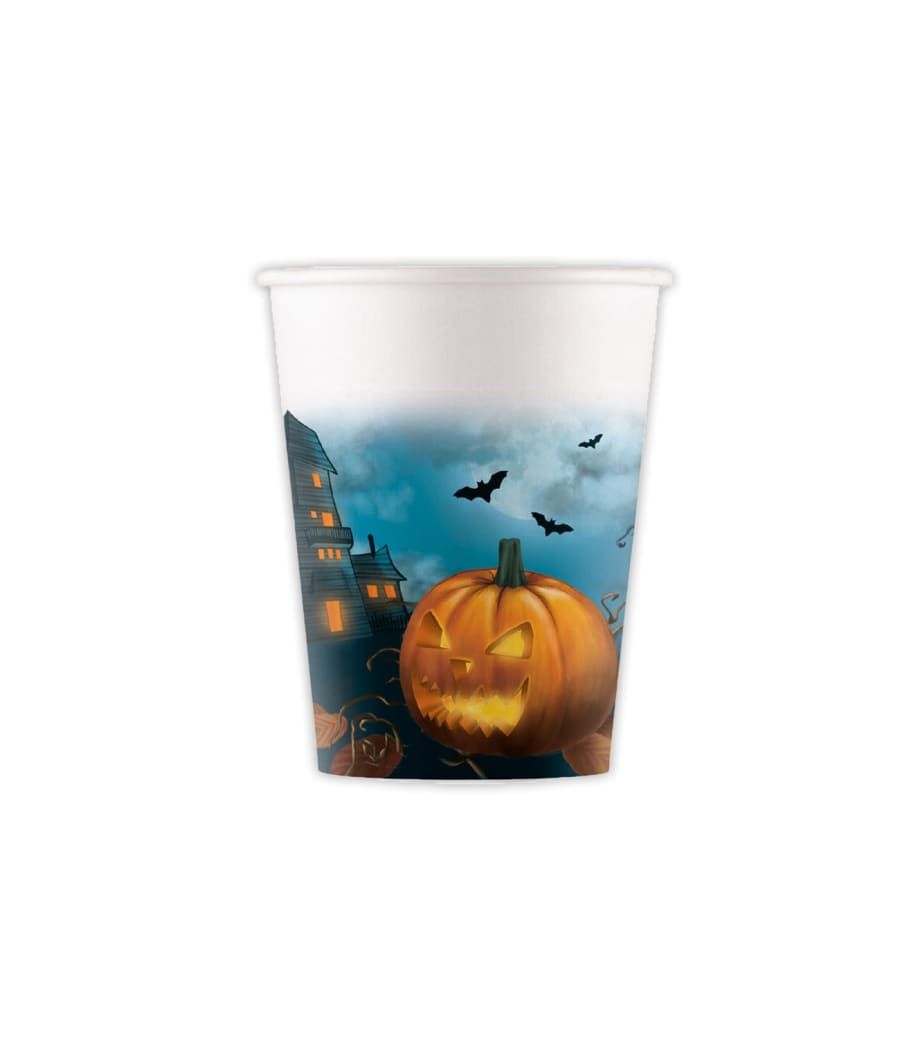 Halloween pappaglös 0,2L 8st (12)