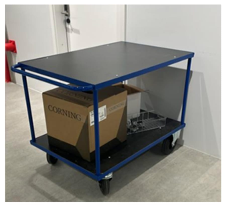 HBE Lagervagn með vinnuborði 110x60x89cm