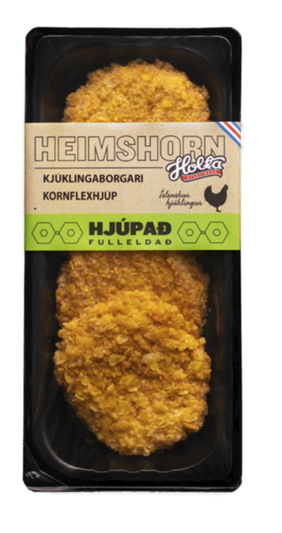 Heimshorn Borgari í kornflexhj.