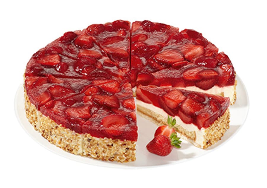 Hiestand Jarðaberjaterta Kringlótt 12 Sneiðar