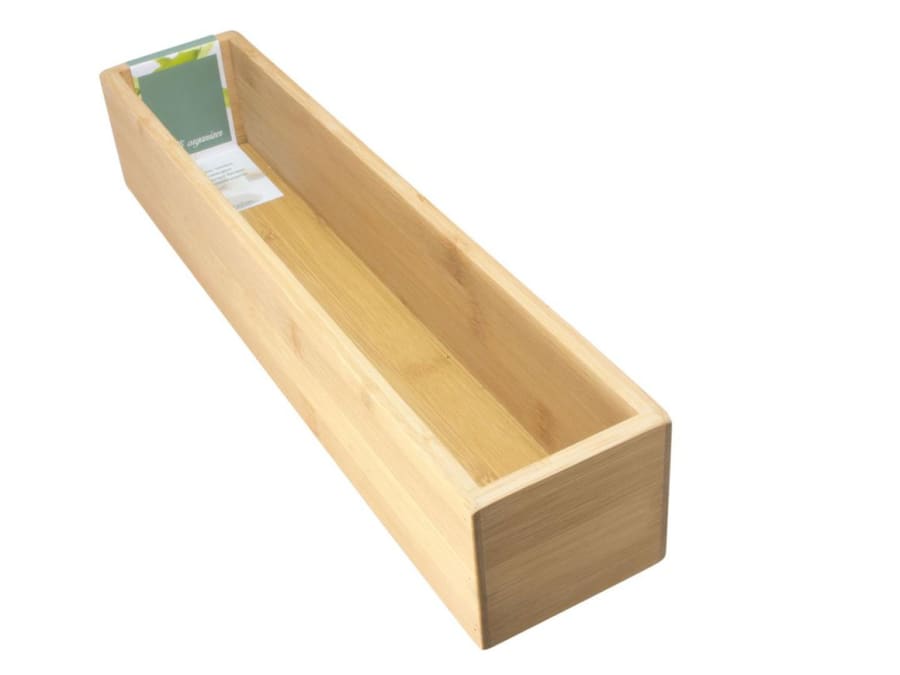 Hit Box bamboo 38x8x7cm multi organizer