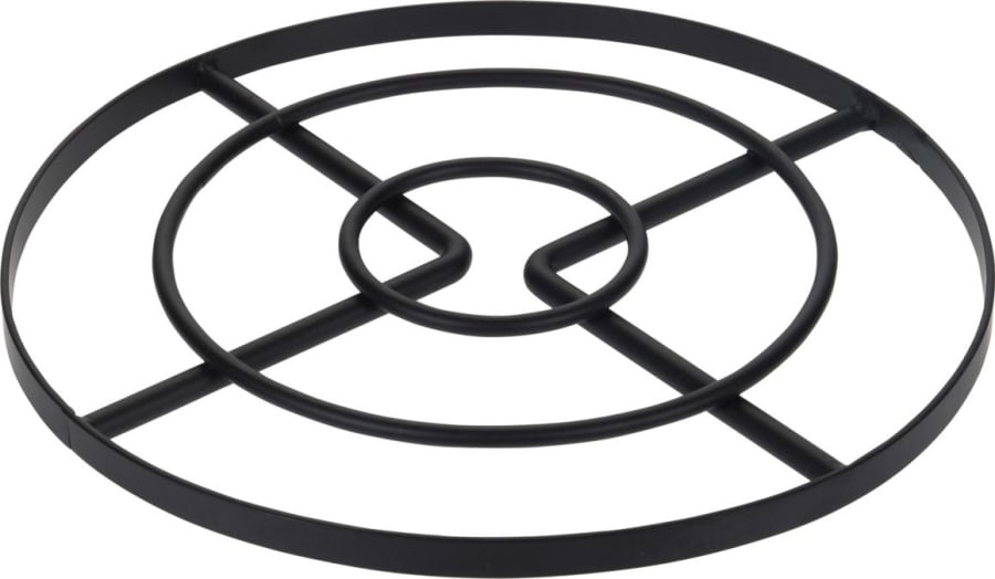 Hitaplatti Ø: 23cm metal black