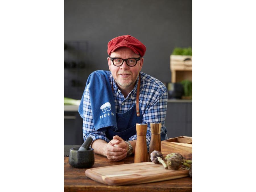 Holm Salt og pipar kvörn sett 20,5cm acacia viður