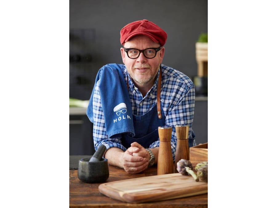 Holm Salt og pipar kvörn sett 20,5cm acacia viður