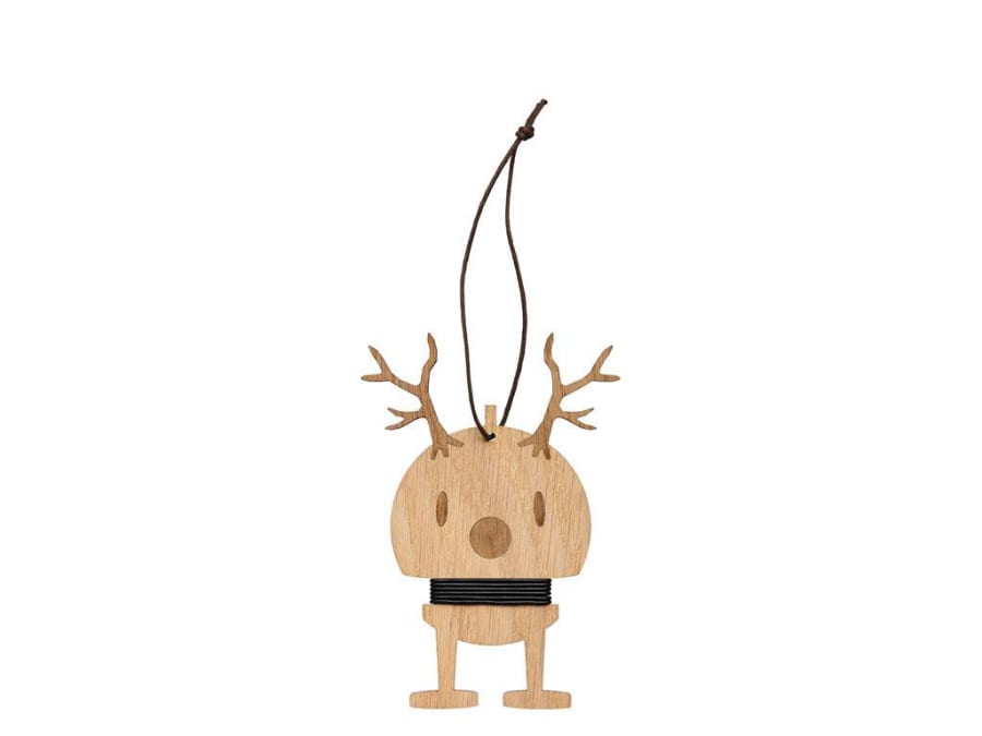 Hoptimist Fígúrur upphengi 2stk Hoptimist Reindeer M oak