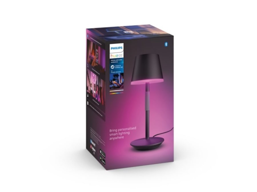 Hue Go portable table lamp Black