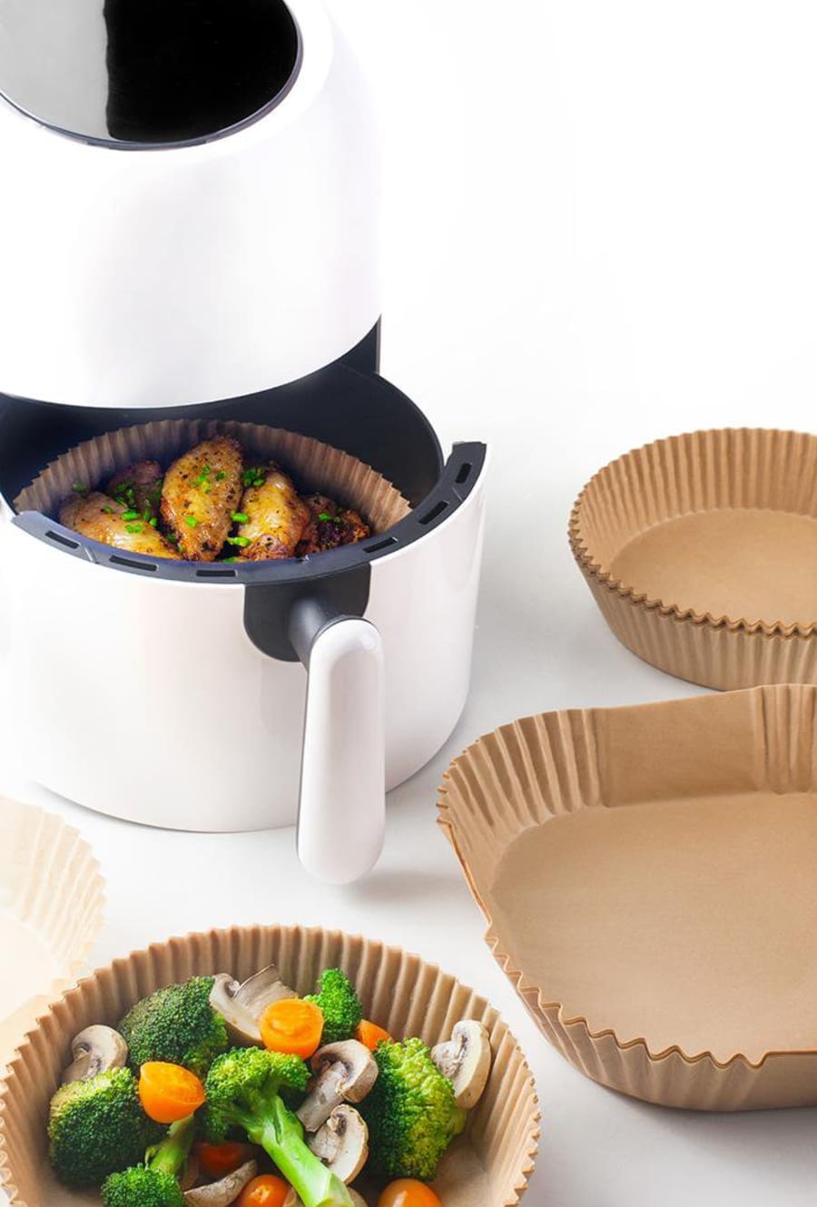 Ibili Air fryer pappír ferkantaður 20cm 50stk