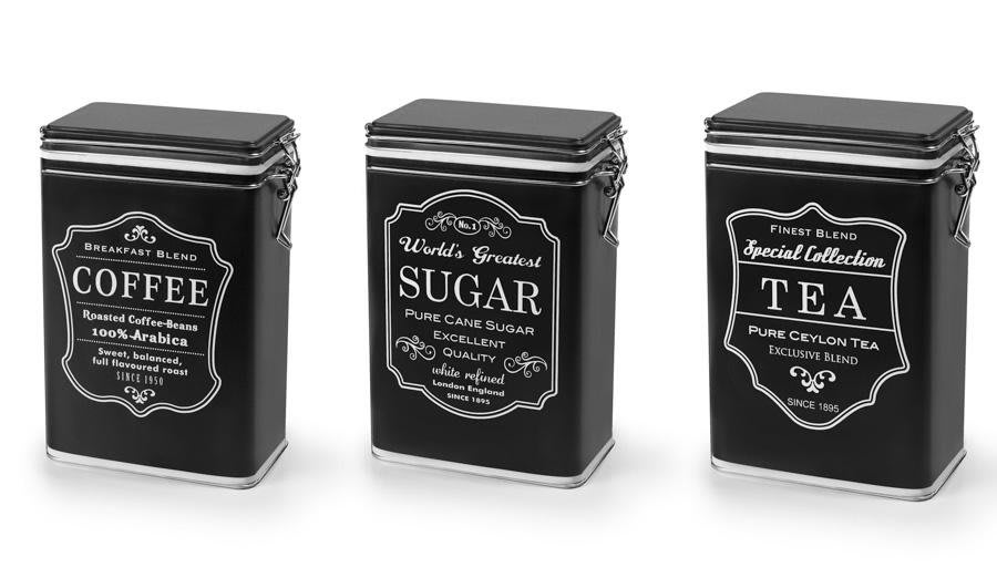 Ibili Kaffibox 12x8cm svart