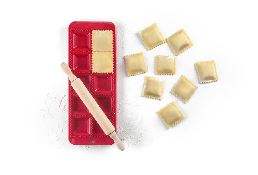 Ibili Ravioli mót ferkantaður m/kefli