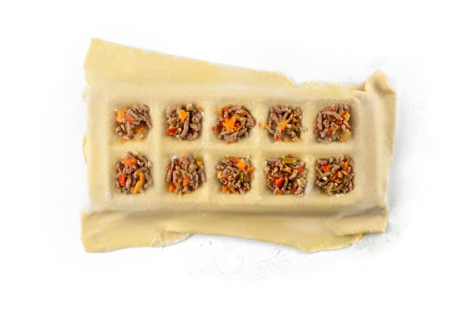 Ibili Ravioli mót ferkantaður m/kefli