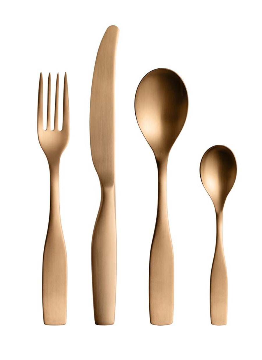 iittala CITTERIO hnífapör 16stk sett forréttar rose gold