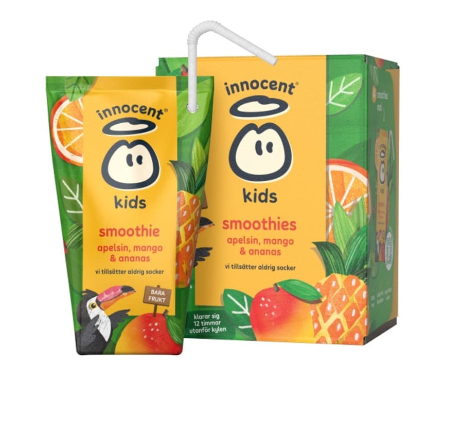 Innocent Kids Appelsínu, Mango og Ananas 150ml