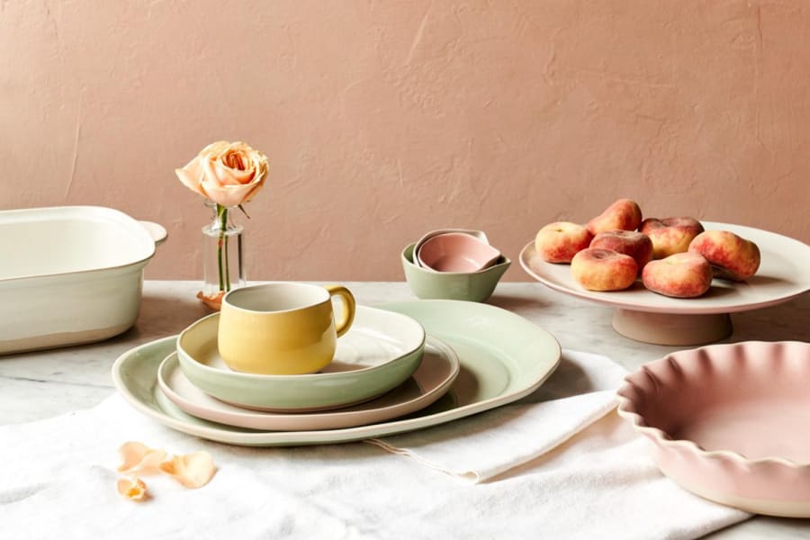 Jamie Oliver Big Love diskar 4stk 27cm pink