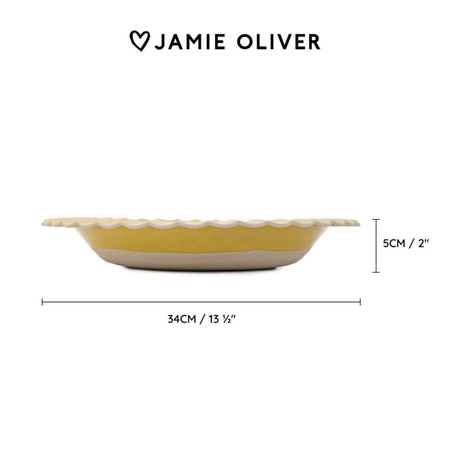 Jamie Oliver Big Love Fat 34cm yellow