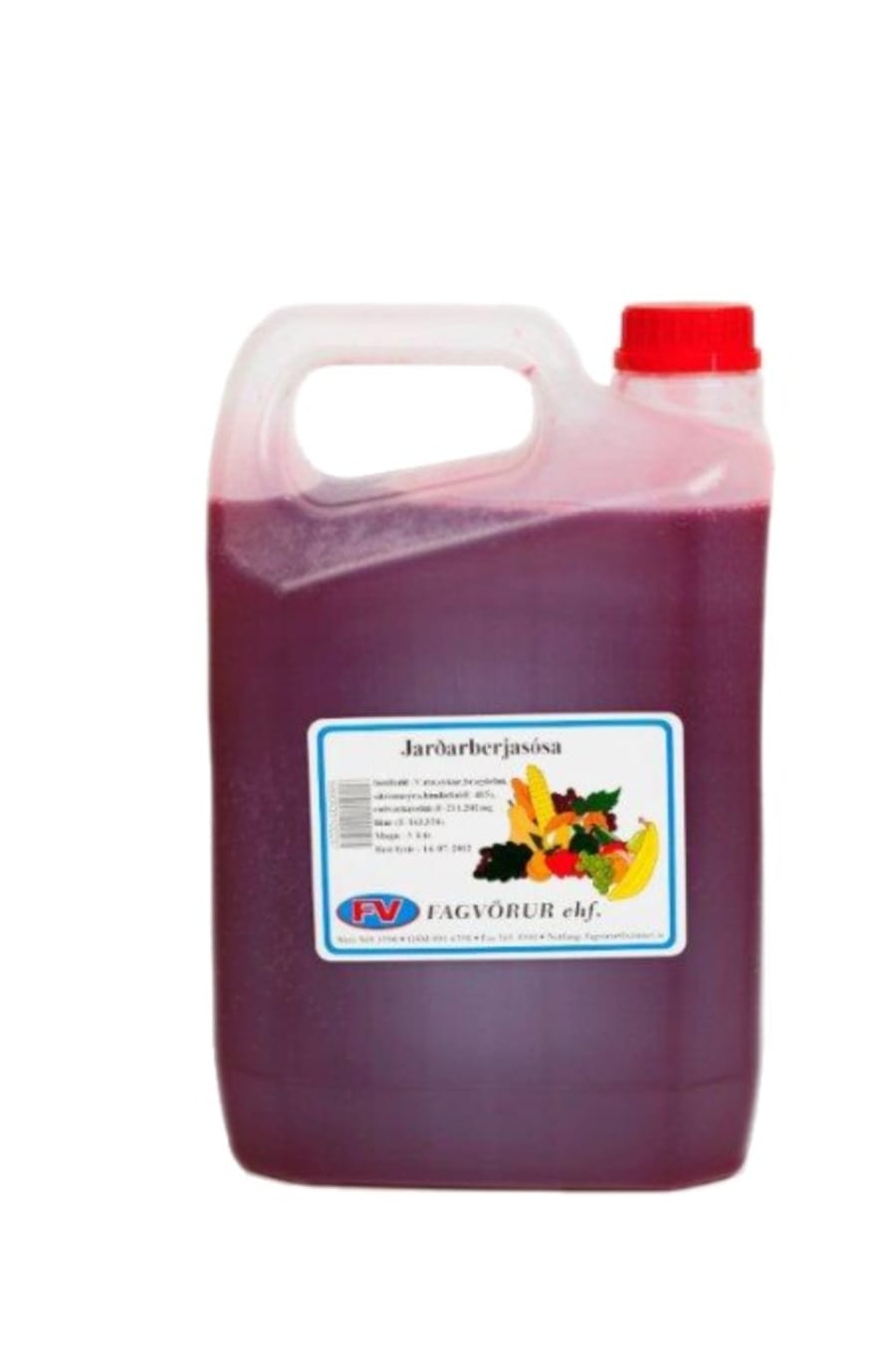 Jarðarberja Íssósa 5L