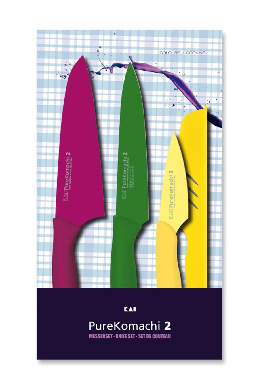 Kai Pure Komachi2 3stk hnífasett