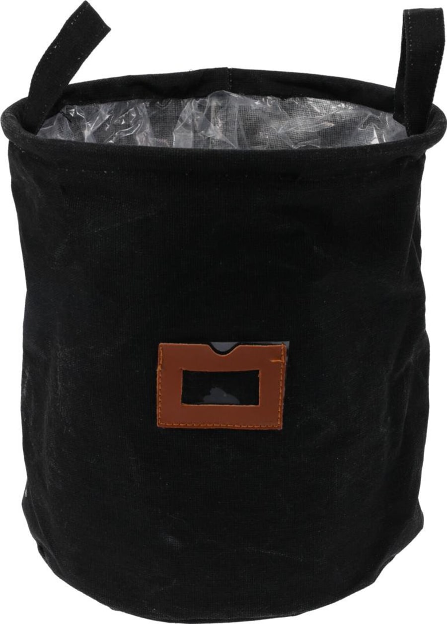 Karfa striga 24x26cm svört