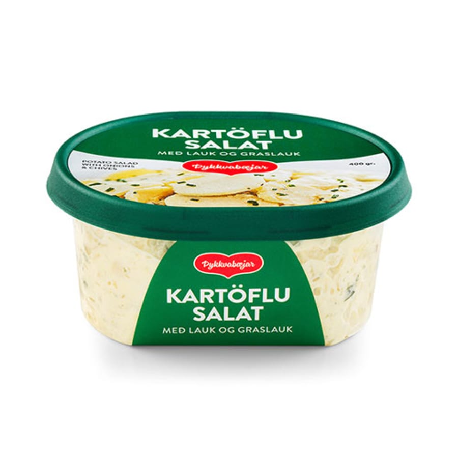 Kart.sal.m/lauk&amp; graslauk 400g / 16 í kassa - ÞYKKVABÆJAR