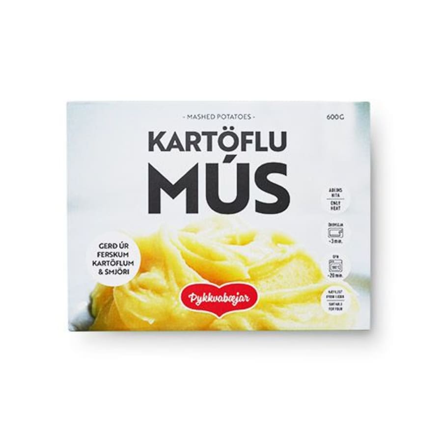 Kartöflumús 600g / 12 í kassa - ÞYKKVABÆJAR