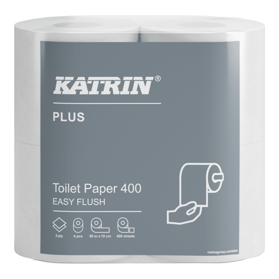 Katrin Plus WC 400 EasyFlush, fyrir rotþrær 20stk