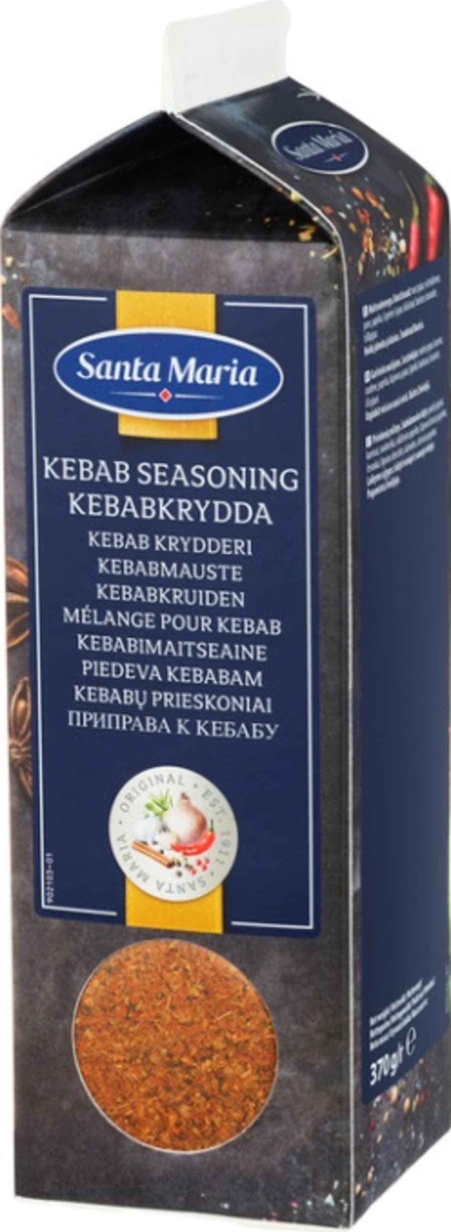 Kebab krydd 370g