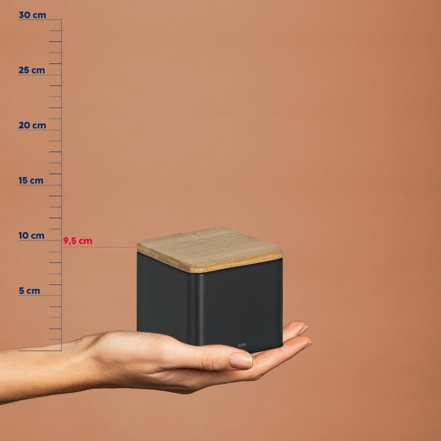 Kela Geymslubox svart 0.8L