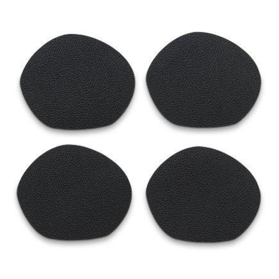 Kela Glasamottur svartar 4stk Stone