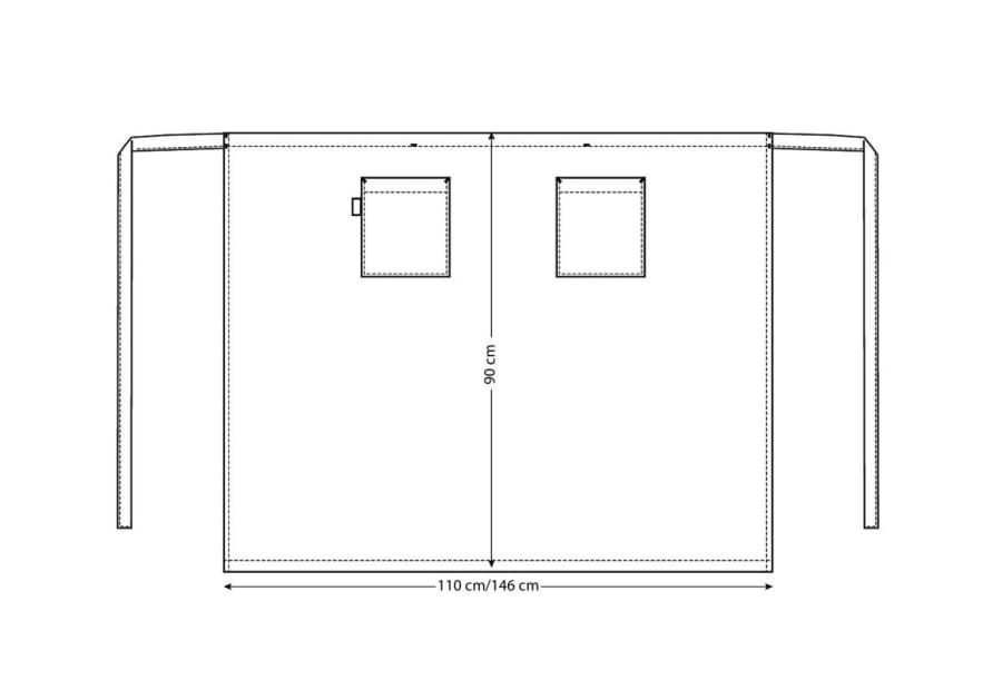 Kentaur Svunta með vösum st.2 white