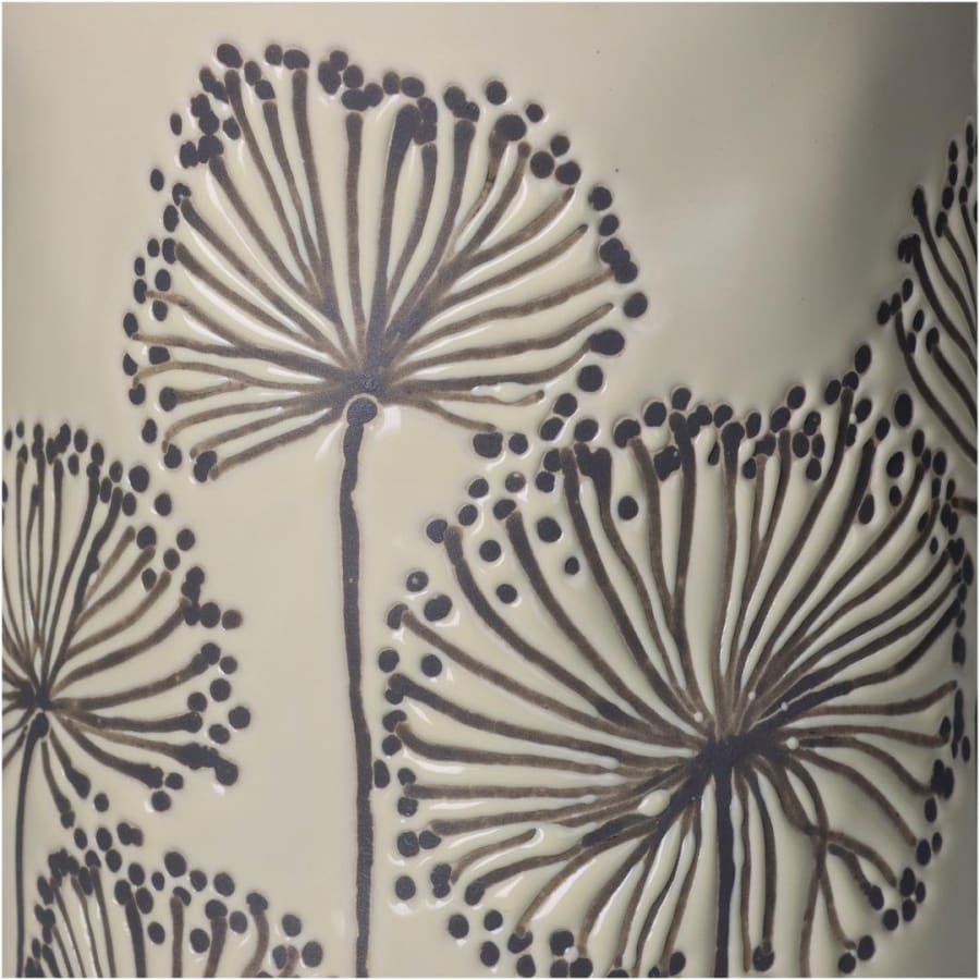 Kersten Kanna/vasi túnfífill 21,5x13,5x20,5cm leir ivory