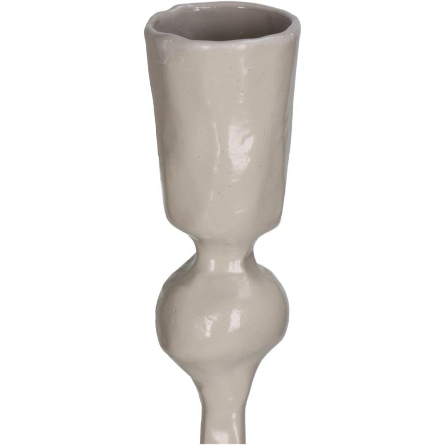 Kersten Kertastjaki 4arma iron 16x16cm h:46cm ivory