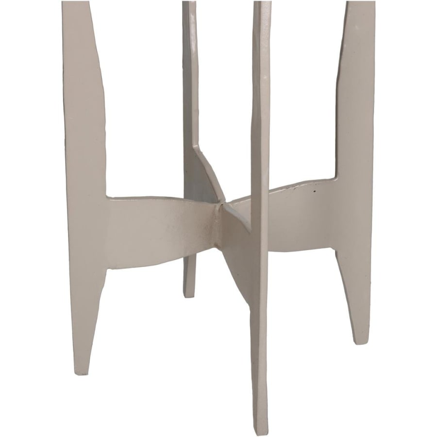 Kersten Kertastjaki 4arma iron 16x16cm h:46cm ivory