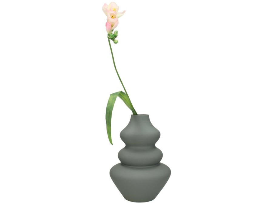 Kersten Vasi leir 15x15x22cm grey