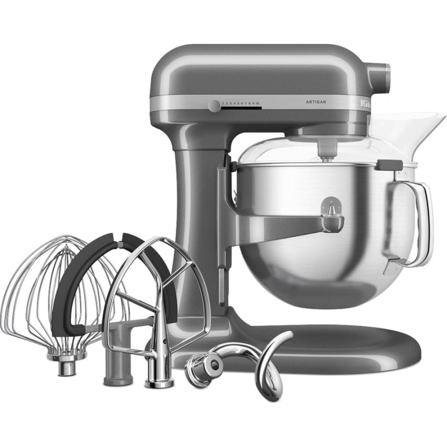 Kitchenaid Hrærivél Artisan 6,6L lyftiskál Silfurgrá