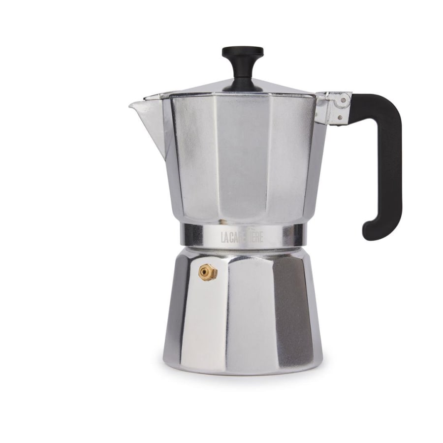KitchenCraft La Cafetière espresso þrýstikanna 6 bolla ál, silver