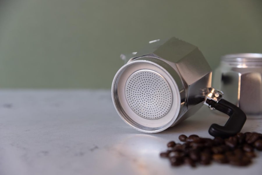 KitchenCraft La Cafetière espresso þrýstikanna 6 bolla ál, silver